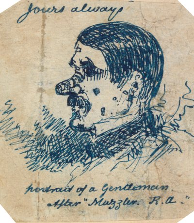 Autorretrato de George Augustus Sala