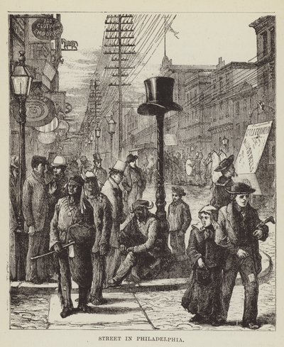 Calle en Filadelfia de George Augustus Sala