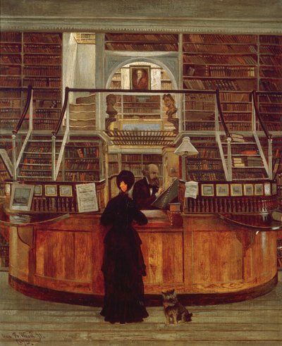 Biblioteca de Filadelfia, 1875 de George Bacon Wood
