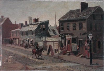 Esquina suroeste de la calle 13 y Race, c.1875 de George Bacon Wood