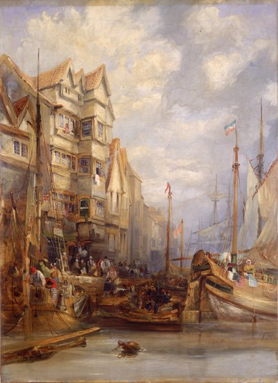 Grey Horse Inn, Quayside, Newcastle upon Tyne de George Balmer