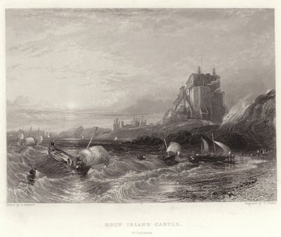 Castillo de Holy Island, St Cuthberts de George Balmer