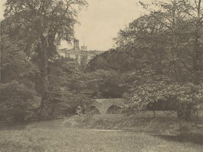 Puente de Lady Dorothy, Haddon Hall, 1888 de George Bankart