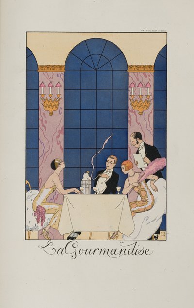 Falbalas et fanfreluches: La Gourmandise, 1924 de George Barbier