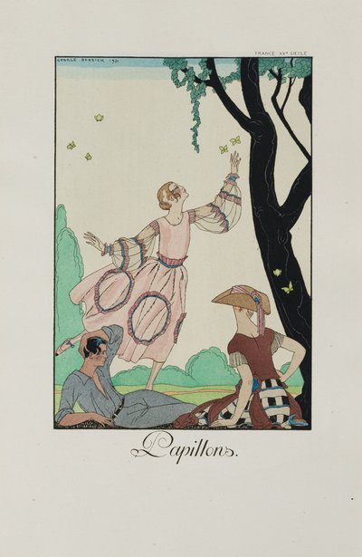 Falbalas y fanfreluches: Mariposas de George Barbier