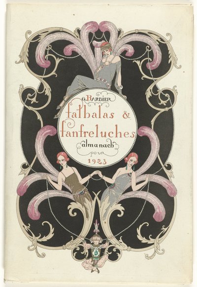 La revista de moda como tentación
Falbalas y Fanfreluches, Almanach des Modes présentes, passées & futures pour 1923, 2e année de George Barbier