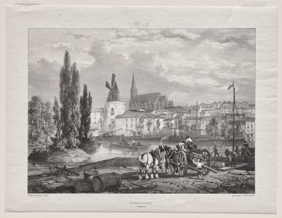 Viajes pintorescos y románticos en la Francia antigua (Languedoc II, parte I): Castelnaudary de George Barnard