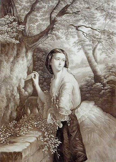 Buzón de Cartas de los Enamorados de George Baxter