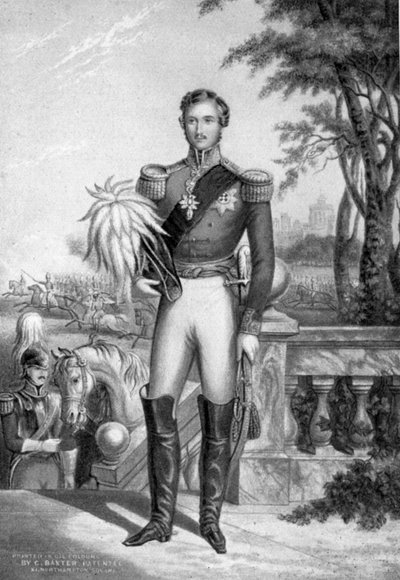 Príncipe Alberto de Sajonia-Coburgo y Gotha, consorte de la Reina Victoria, c1840-1861, 1910 de George Baxter