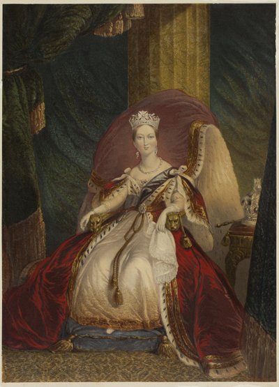 Victoria, Reina de Gran Bretaña, India, etc. de George Baxter