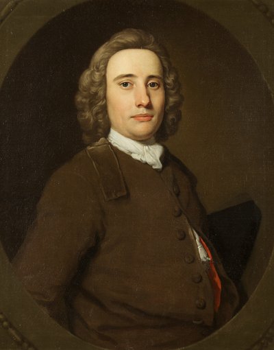 Retrato de un Hombre en Marrón de George Beare