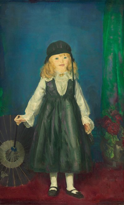 Ana con una sombrilla japonesa de George Bellows