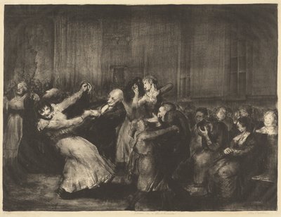 Baile en un manicomio de George Bellows
