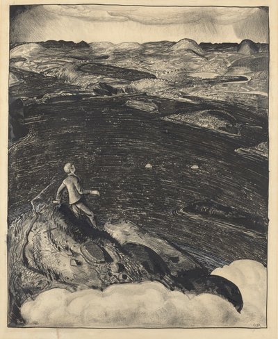 Dancing Town (La cima del mundo) de George Bellows