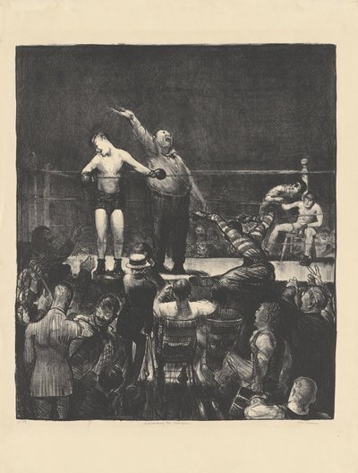 Presentando al campeón de George Bellows