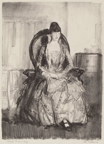 Dama con abanico de George Bellows
