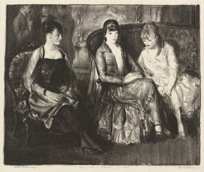 Marjorie, Emma y Elsie, Segunda piedra de George Bellows