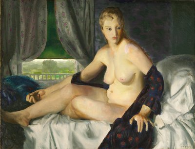 Desnudo con abanico de George Bellows