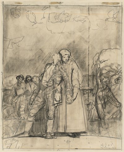 La víspera de la victoria de George Bellows
