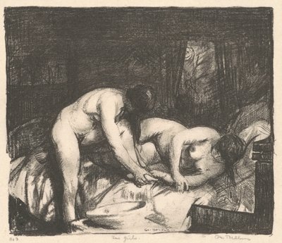 Dos niñas de George Bellows