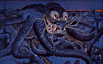 Los grandes consorcios empresariales de EE.UU., codiciosos pulpos del monopolio de George Benjamin Luks