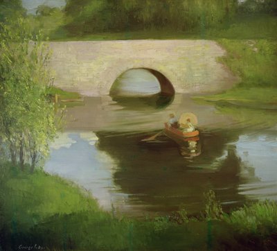Central Park (óleo sobre lienzo) de George Benjamin Luks