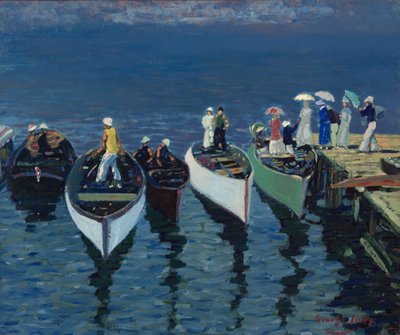Vacaciones en el Hudson de George Benjamin Luks