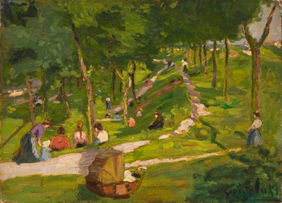 Parque de Nueva York de George Benjamin Luks