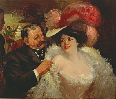 El Café Francis de George Benjamin Luks