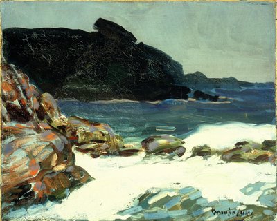 The Ledge, Elizabeth, Maine (óleo sobre lienzo) de George Benjamin Luks