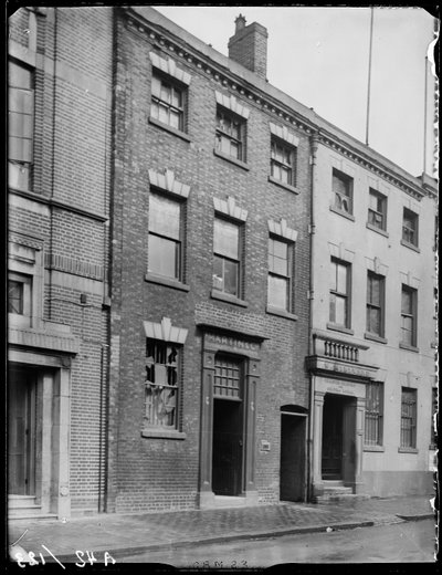Plaza de San Pablo, Barrio de la Joyería, Birmingham, 1941 de George Bernard Mason