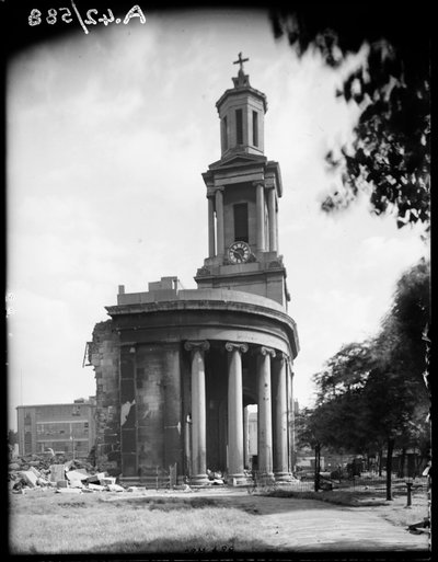 Iglesia de San Tomás, Bath Row, Lee Bank, Birmingham, 1941 de George Bernard Mason
