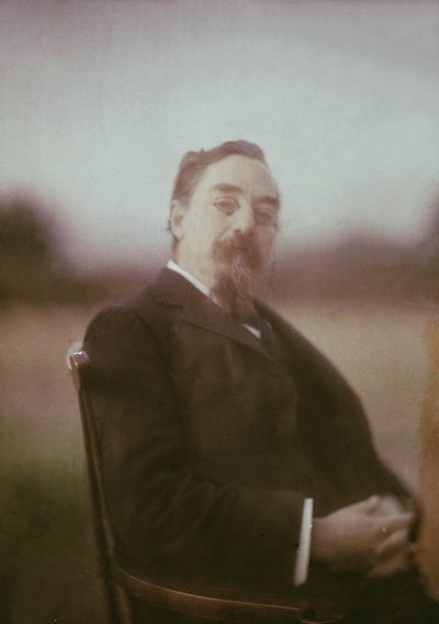 Retrato de Sidney James Webb (1859-1947) 1er barón de Passfield, c.1910 (autocromo) (véase también 2893) de George Bernard Shaw