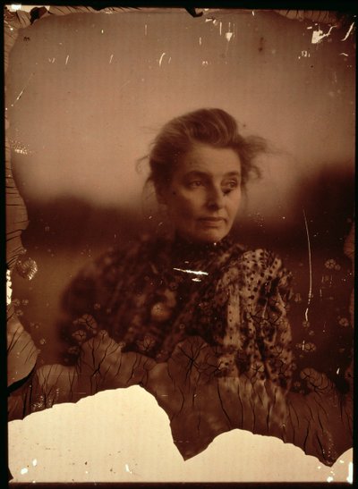 Fotografía de retrato de Beatrice Webb (1858-1943) (foto autocroma) (véase también 2900) de George Bernard Shaw