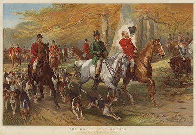 Los sabuesos reales, SAR el Príncipe de Gales y Lord Cork de George Bouverie Goddard