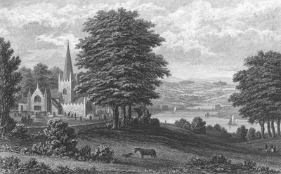 Iglesia de Whippingham, Isla de Wight de George Brannon