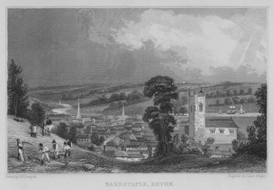 Barnstaple, Devon (grabado) de George Bryant Campion