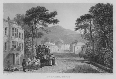 Puente de Ivy, Devon (grabado) de George Bryant Campion