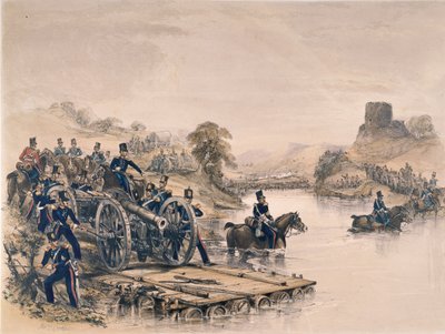 ¿Artillería Real?, cruce de río de George Bryant Campion