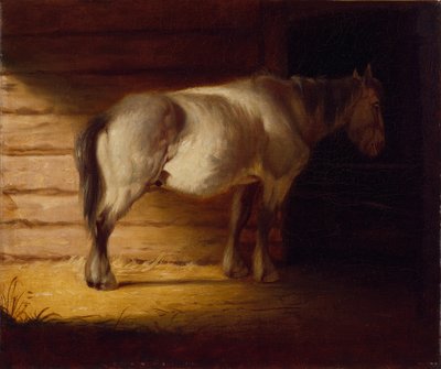 Viejo caballo de campo, por 1856 (óleo sobre lienzo) de George Caleb Bingham