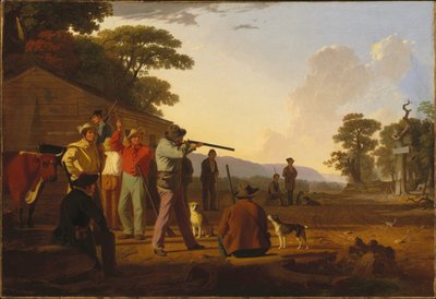 Tiro al blanco de George Caleb Bingham