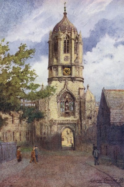 Oxford: Torre Tom, Christ Church de George Carline