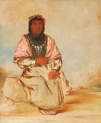 Una mujer seminola de George Catlin