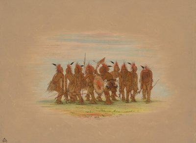 Danza Divertida - Saukie, 1861-1869 de George Catlin