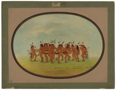 Baile divertido - Sioux de George Catlin