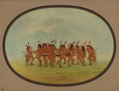 Danza divertida - Sioux de George Catlin