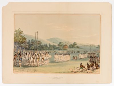 Baile de pelota--no.22 de George Catlin