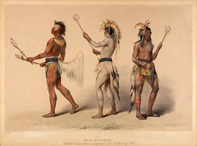 Jugadores de pelota de George Catlin