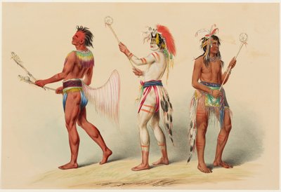 Jugadores de pelota de George Catlin