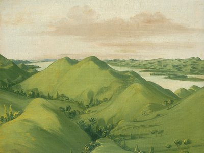 Hermosos Grassy Bluffs, a 110 millas sobre St. de George Catlin